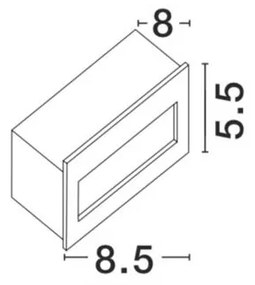 Spot LED ambiental de exterior IP54 KRYPTON NVL-726404