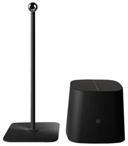 Lampă solară LED de masă, magnetică, 5W, 5V, 3000-6000K, 3600 mAh, IP65, negru