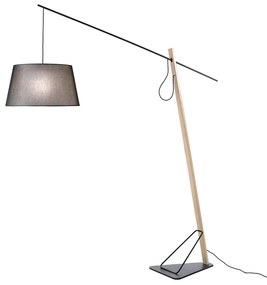 Lampadar, Lampa de podea eleganta design modern Oak wood