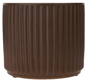Ghiveci de ceramică, maro mat, KELSO TIP 2