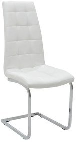 Scaun Bucatarie/Dining Frankos Piele Ecologica Alb