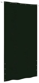 vidaXL Paravan de balcon, verde închis, 140 x 240 cm, țesătură oxford