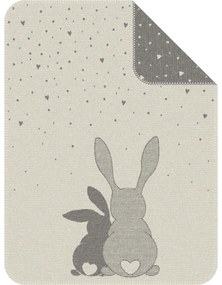 Pătură s.Oliver Junior Bunnies, 75 x 100 cm