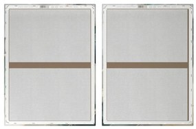 Set de tablouri cu detalii pictate manual 2 buc. 50x70 cm Aventurine – Styler