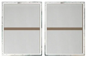 Set de tablouri cu detalii pictate manual 2 buc. 50x70 cm Aventurine – Styler