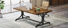 BII208 - Masa de Birou 160 cm, office, sala conferinta, stil industrial - Maro