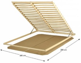 Suport pentru saltea, 160x200 cm, BASIC FLEX 3 ZONE