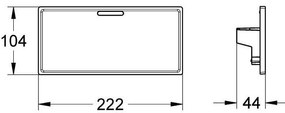 Grohe Grohtherm Cube EasyReach Polita detasabila