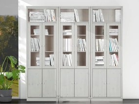 Vitrină albă din lemn de pin 518x223 cm Anita – Støraa