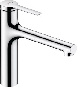 Baterie bucatarie cu dus extractibil Hansgrohe Zesis M33 160 sBox cu 2 jeturi