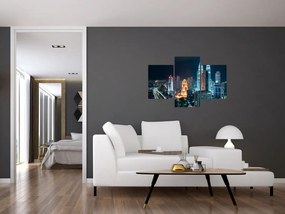 Tablou - Noaptea în Kuala Lumpur (90x60 cm)
