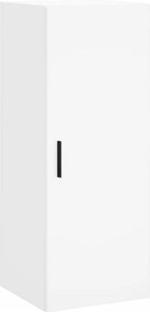 vidaXL Dulap montat pe perete, alb, 34,5x34x90 cm