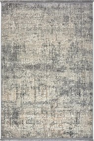 Covor NOTTA, 100x150 cm, forma dreptunghiulara, poliester, gri, 1121