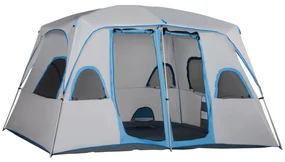 Outsunny cort camping 4-8 persoane, 400x 240x210cm | Aosom Romania