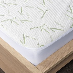 Protecție saltea 4Home Bamboo impermeabilă cu bordură, 200 x 200 cm + 30 cm, 200 x 200 cm