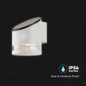 LED lampă solară de perete exterior 1W 3,7V 3000K IP54 1200mAh albă