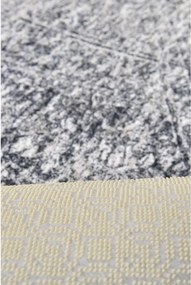 Covoraș de baie gri ø 100 cm Evidence – Foutastic