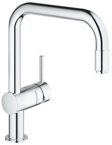Grohe Minta Baterie chiuveta bucatarie monocomanda cu dus extractibil, pipa U, crom