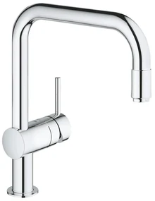 Grohe Minta Baterie chiuveta bucatarie monocomanda cu dus extractibil, pipa U, crom