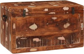 vidaXL Cutie de depozitare cu depozitare Maro Lemn de mango solid