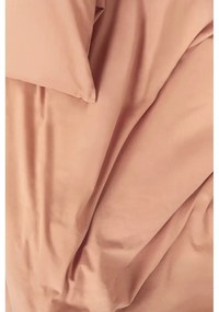 Lenjerie pentru pat dublu din bumbac stonewashed Bonami Selection, 200 x 220 cm, maro natural