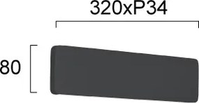 Aplică de perete LED KELDA LED/12W/230V 3000K/4000K negru