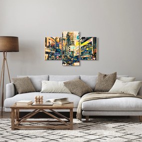 Tablou abstacțiunii pictate (90x60 cm)