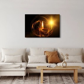 Tablou cu lumânare (90x60 cm)
