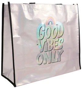 Geanta de cumparaturi SHOP & GO 37 cm - mai multe variante Varianta: Good Vibes Only