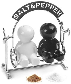 Solniță și piperniță cu suport Salt &amp; Pepper – Balvi