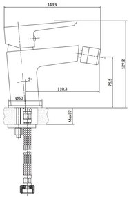 Baterie de bideu Cersanit S951-348 MILLE alb