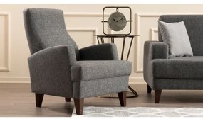 Fotoliu PULA, gri închis