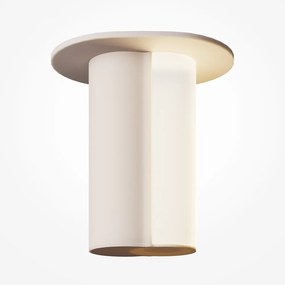 Veioza LED portabila/reincarcabila ASYM bej