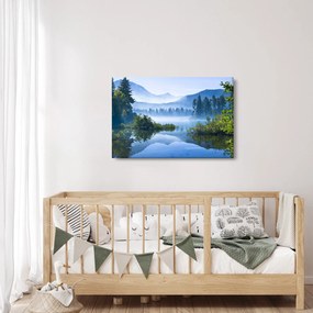 Tablou cu lac montan (90x60 cm)