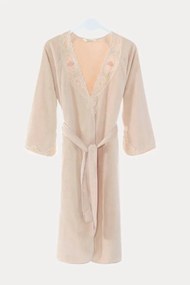 Halat elegant DESTAN de damă în cutie cadou XL Pudrat