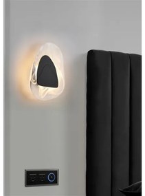 Searchlight 32983BK - Aplica de perete LED DESTINY LED/8W/230V neagră