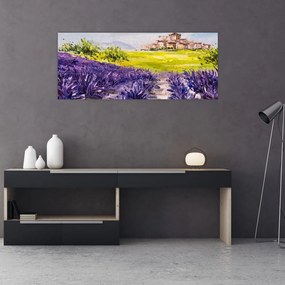Tablou - Provence, Franța, pictură în ulei (120x50 cm)