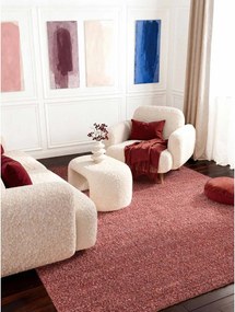 Covor roz închis țesut manual din material bouclé 200x290 cm Notting Hill Portobello – Ted Baker