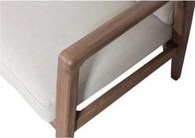 Canapea de grădină maro tapițată (în formă de ”L”) Biam – WOOOD