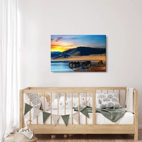 Tablou - Alimentarea cu energie electrică (90x60 cm)