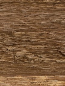 Consolă din lemn reciclat, cu 3 rafturi, natur, finisaj vintage, 95×40×86 cm, „Rustor"