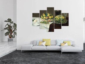 Tablou - Edouard Manet, Still Life with Melon and Peaches, reproducere (150x105 cm)