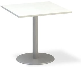 Masa de intalnire ProOffice 80 x 80 cm, alba