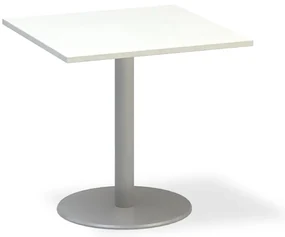 Masa de intalnire ProOffice 80 x 80 cm, alba