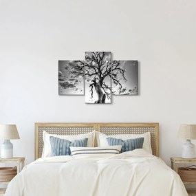 Tablou - Copacul, alb-negru (90x60 cm)