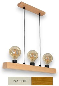 Lustra rustica fabricata manual din lemn ARCOS 3L