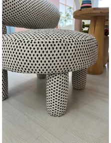 Fotoliu pentru copii MAVI bej/negru