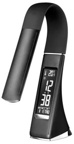 Lampă LED de masă dimabilă cu afișaj PELLE LED/7W/230V negru Brilagi