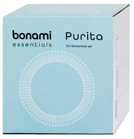 Set 12 vase de porțelan Bonami Essentials Purita, alb