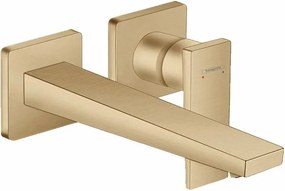 Baterie lavoar incastrata Hansgrohe Metropol 225 bronz periat